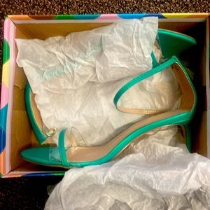 Green high heels